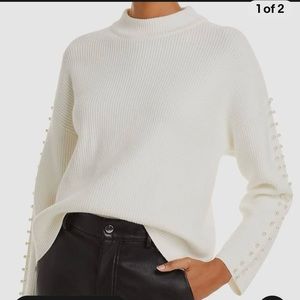 Lucy Paris white Pullover Sweater - Medium